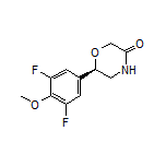 (R)-6-(3,5-Difluoro-4-methoxyphenyl)morpholin-3-one