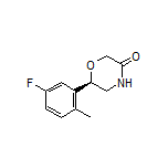 (R)-6-(5-Fluoro-2-methylphenyl)morpholin-3-one
