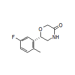 (S)-6-(5-Fluoro-2-methylphenyl)morpholin-3-one