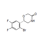 (S)-6-(2-Bromo-4,5-difluorophenyl)morpholin-3-one