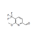 6-Methoxy-5-(trifluoromethyl)picolinaldehyde