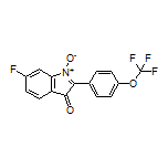 6-Fluoro-3-oxo-2-[4-(trifluoromethoxy)phenyl]-3H-indole 1-Oxide