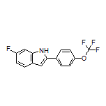 6-Fluoro-2-[4-(trifluoromethoxy)phenyl]-1H-indole
