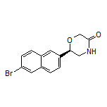 (R)-6-(6-Bromo-2-naphthyl)morpholin-3-one