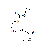 Ethyl (E)-2-(4-Boc-1,4-oxazepan-6-ylidene)acetate