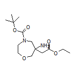 Ethyl 2-(6-Amino-4-Boc-1,4-oxazepan-6-yl)acetate