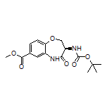 Methyl (R)-3-(Boc-amino)-4-oxo-2,3,4,5-tetrahydrobenzo[b][1,4]oxazepine-7-carboxylate