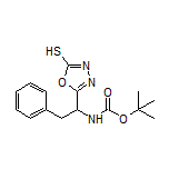 (tert-butoxy)-N-[2-phenyl-1-(5-sulfanyl(1,3,4-oxadiazol-2-yl))ethyl]carboxamide