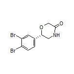 (S)-6-(3,4-Dibromophenyl)morpholin-3-one