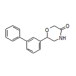 6-(3-Biphenylyl)morpholin-3-one