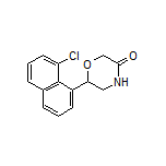 6-(8-Chloro-1-naphthyl)morpholin-3-one