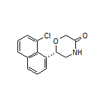 (S)-6-(8-Chloro-1-naphthyl)morpholin-3-one