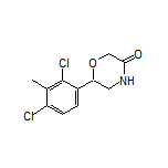 6-(2,4-Dichloro-3-methylphenyl)morpholin-3-one