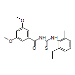 N-[(2-Ethyl-6-methylphenyl)carbamothioyl]-3,5-dimethoxybenzamide