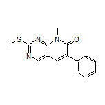 8-Methyl-2-(methylthio)-6-phenylpyrido[2,3-d]pyrimidin-7(8H)-one
