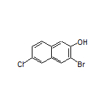 3-Bromo-6-chloronaphthalen-2-ol