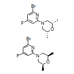 cis-4-(6-Bromo-4-fluoropyridin-2-yl)-2,6-dimethylmorpholine