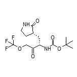 (S)-3-[(S)-2-(Boc-amino)-3-oxo-4-(trifluoromethoxy)butyl]pyrrolidin-2-one