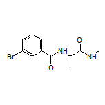 3-Bromo-N-[1-(methylamino)-1-oxopropan-2-yl]benzamide