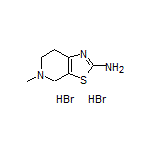 5-Methyl-4,5,6,7-tetrahydrothiazolo[5,4-c]pyridin-2-amine Dihydrobromide