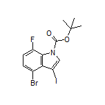 4-Bromo-1-Boc-7-fluoro-3-iodo-1H-indole