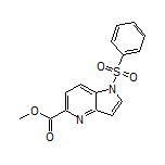Methyl 1-(Phenylsulfonyl)-1H-pyrrolo[3,2-b]pyridine-5-carboxylate