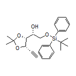 (R)-2-[(tert-Butyldiphenylsilyl)oxy]-1-[(4R,5S)-5-ethynyl-2,2-dimethyl-1,3-dioxolan-4-yl]ethan-1-ol