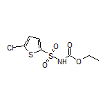 Ethyl (5-Chlorothiophen-2-yl)sulfonylcarbamate
