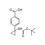 4-[1-(Boc-amino)cyclopropyl]benzoic Acid