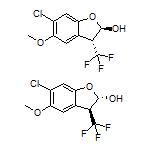 trans-6-Chloro-5-methoxy-3-(trifluoromethyl)-2,3-dihydrobenzofuran-2-ol