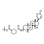 (R)-1-Boc-N-[(3S,5R,8R,9S,10S,13R,14S,17R)-14-hydroxy-10,13-dimethyl-17-(2-oxo-2H-pyran-5-yl)hexadecahydro-1H-cyclopenta[a]phenanthren-3-yl]piperidine-3-carboxamide