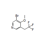 3-Bromo-4-methoxy-5-(2,2,2-trifluoroethyl)pyridine