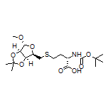(S)-2-(Boc-amino)-4-[[[(3aR,4R,6R,6aS)-4-methoxy-2,2-dimethyltetrahydrofuro[3,4-d][1,3]dioxol-6-yl]methyl]thio]butanoic Acid