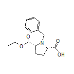 (2S,5R)-1-Benzyl-5-(ethoxycarbonyl)pyrrolidine-2-carboxylic Acid