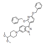 3-[2,6-Bis(benzyloxy)pyridin-3-yl]-6-[4-(dimethoxymethyl)piperidin-1-yl]-1-methyl-1H-indazole