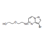 2-[2-[(3-Bromopyrazolo[1,5-a]pyrimidin-5-yl)amino]ethoxy]ethan-1-ol