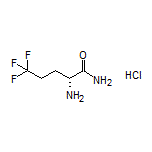 (R)-2-Amino-5,5,5-trifluoropentanamide Hydrochloride