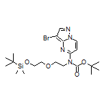 N-Boc-N-[2-[2-[(tert-butyldimethylsilyl)oxy]ethoxy]ethyl]-3-bromopyrazolo[1,5-a]pyrimidin-5-amine
