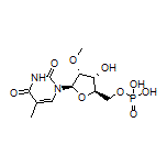 [(2R,3R,4R,5R)-3-Hydroxy-4-methoxy-5-[5-methyl-2,4-dioxo-3,4-dihydropyrimidin-1(2H)-yl]tetrahydrofuran-2-yl]methyl Dihydrogen Phosphate
