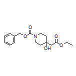 Ethyl 2-(1-Cbz-4-hydroxypiperidin-4-yl)acetate