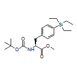 Methyl (S)-2-(Boc-amino)-3-[4-(triethylsilyl)phenyl]propanoate