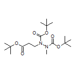 tert-butyl 3-(1,2-Di-Boc-2-methylhydrazinyl)propanoate