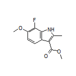 Methyl 7-Fluoro-6-methoxy-2-methyl-1H-indole-3-carboxylate