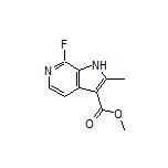 Methyl 7-Fluoro-2-methyl-6-azaindole-3-carboxylate