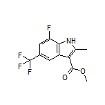 Methyl 7-Fluoro-2-methyl-5-(trifluoromethyl)-1H-indole-3-carboxylate