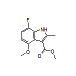 Methyl 7-Fluoro-4-methoxy-2-methyl-1H-indole-3-carboxylate