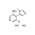 3-Amino-5-fluoro-4-(1-methyl-1H-imidazol-5-yl)pyridine Dihydrochloride