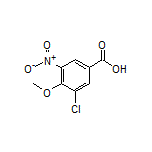 3-Chloro-4-methoxy-5-nitrobenzoic Acid