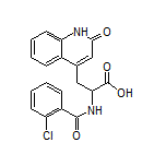 2-(2-Chlorobenzamido)-3-(2-oxo-1,2-dihydroquinolin-4-yl)propanoic Acid