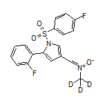 1,1,1-Trideuterio-N-[[5-(2-fluorophenyl)-1-[(4-fluorophenyl)sulfonyl]-1H-pyrrol-3-yl]methylene]methanamine Oxide